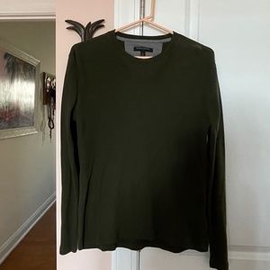 Banana Republic Men's Thermal/Waffle Crew Shirt